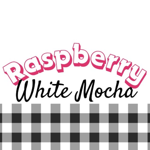 Raspberry White Mocha.