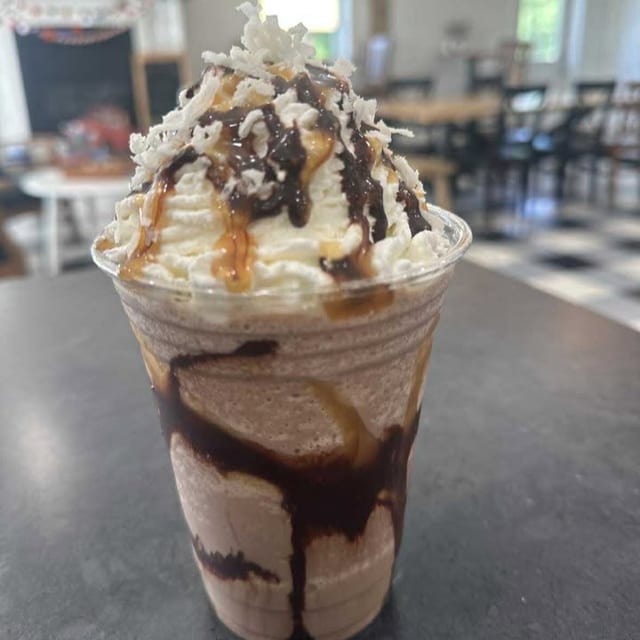 Samoa Cookie Latte.
