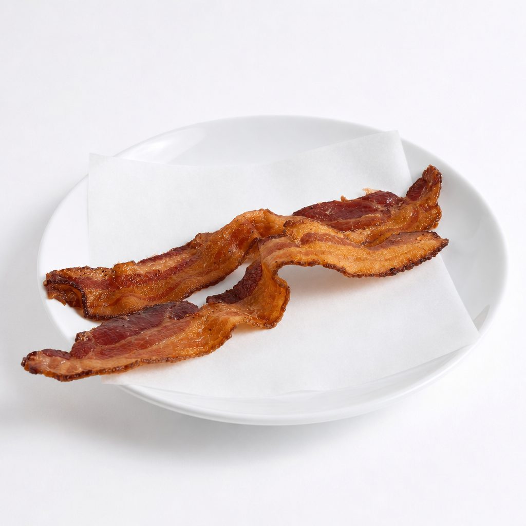 4 Slices Bacon.