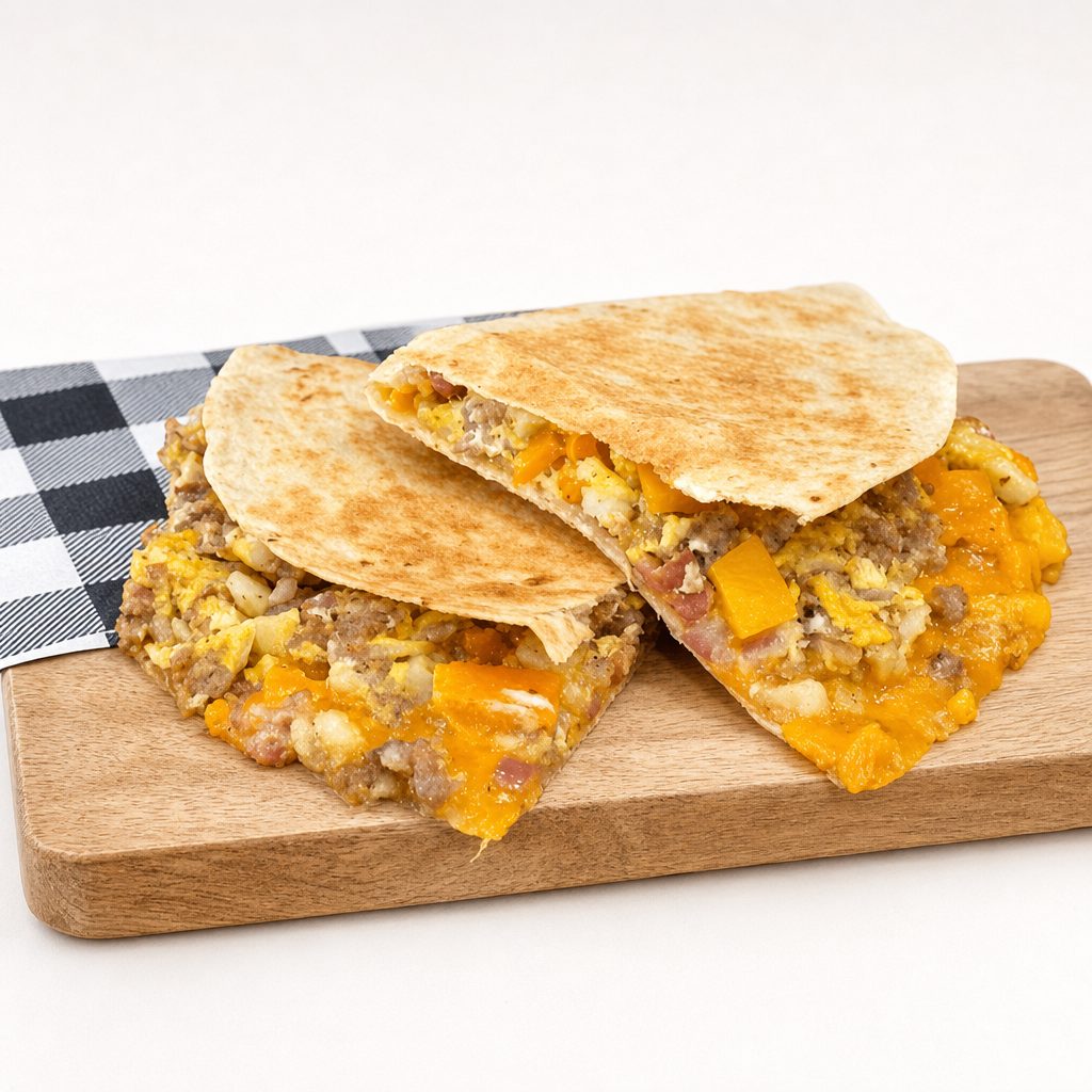 Breakfast Quesadilla (available until 11am).