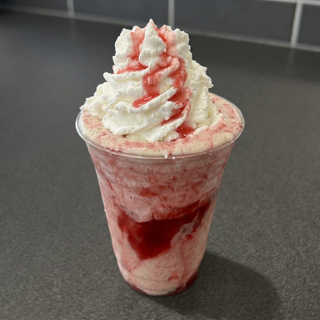 Strawberries & Cream Latte.
